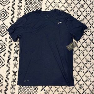 Nike Dri-fit shirt navy blue L